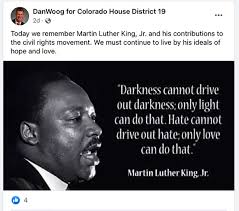 Dan Woog Praises Insurrectionists, Yet Votes Against MLK Voting Rights Bill 