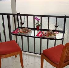 8 Space Saving Table Ideas For Small Balcony Dining Small Apartment Patio Apartment Patio Decor Space Saving Table