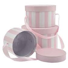 Hat Boxes With Liner Hat Boxes Florist Supplies Pink And White Flowers