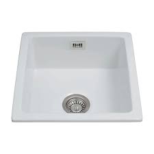 The kitchen sink is white, sharp, stylish, and has a convenient double bowl design. Ceramic Kitchen Sinks Ceramic Sink Range Online At Cda Cda Appliances