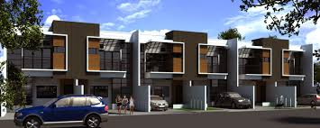Low Budget Row House V2 By Hupao Deviantart Com On Deviantart Row House Design House Gate Design Townhouse Designs