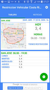 Notifica momentos antes de comenzar la restricción vehicular en la ciudad que te encuentras. Restriccion Vehicular Costa Rica San Jose For Android Apk Download