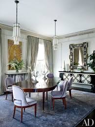 Yellow and gray dining room table from sanna & sania (use google translate) Stunning Before And After Dining Room Makeovers Architectural Digest