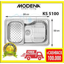 Maybe you would like to learn more about one of these? Modena Ks 5100 Stainless Kitchen Sink Tempat Cuci Piring Harga Pabrik Lazada Indonesia