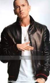 Eminem Not Afraid Black Leather Jacket Eminem Slim Shady Eminem Songs Eminem Photos
