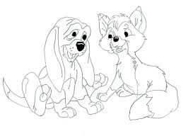 If your child loves interacting. Fox And The Hound Coloring Pages To Download And Print For Free