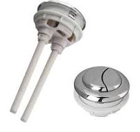 Amazon.com: 1.890 in/1.9 pulgadas de diámetro del botón de rosca, botón de  descarga doble, botón ajustable para tanque de agua de inodoro, compatible  ...