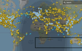 Flyradar shows current airplanes in the air. Plane Finder Maps Highlight Why Everyone Really Needs To Avoid Air Travel