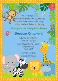 Invitacion De Animales Selva Para Imprimir Etsy Animal Baby Shower Invitations Safari Baby Shower Invitations Jungle Theme Birthday