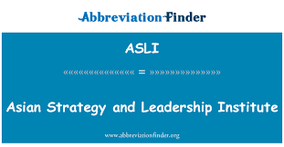 If you are visiting our english version, and want to see definitions of asian strategy and leadership institute in other languages, please click the language menu on the right bottom. Definisyon Asli Azi Estrateji Epi Lide Enstiti Asian Strategy And Leadership Institute