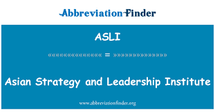 See more of asian strategy & leadership institute on facebook. Definisyon Asli Azi Estrateji Epi Lide Enstiti Asian Strategy And Leadership Institute
