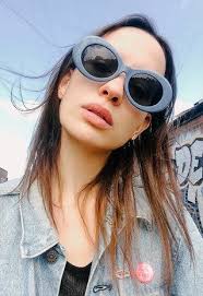 New Blue Oval Alien Kurt Cobain Sunglasses Tootaffy Retro Sunglasses Kurt Cobain Sunglasses