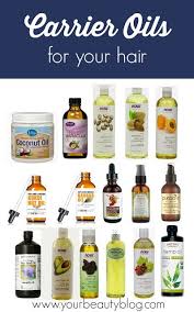 List Of Carrier Oils For Hair Hair Oil Coconut Oil Hair Essential Oils For Hair