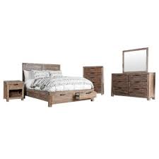 Modern king solid wood oak bedroom furniture sets bed cama wardrobe muebles lit enfant letto yatak penteadeira meubles de maison. Weathered Light Oak Bedroom Sets Bedroom Furniture The Home Depot