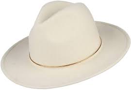 Jelord Womens 100 Wool Fedora Hats Elegant Wide Brim Panama Fedora Wool Trilby Hat White 22 83inch At Amazon Women S Wool Fedora Hat Trilby Hat Wool Fedora