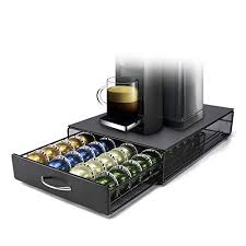 No user input is required. Vertuoline Capsule Holder Hivenets Coffee Machine Stand Metal Storage Drawer Dispenser Compatible For Nespresso Vertuo Vertuoplus 40 Pcs Capacity Multiple Flavors Pods Organizer Black Pricepulse