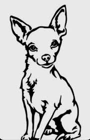 Pin By Guillermo Torres On Artisanat Peinture Autres Chihuahua Drawing Chihuahua Art Dog Stencil