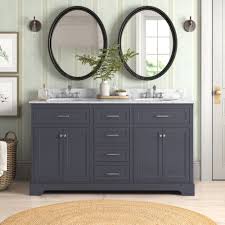 But, even, vanity design bathroom incorporates countertop, cabinet, sink, faucets, closet and backsplash light fixtures, mirror or medicine over cabinet. Aria 60 Double Sink Bathroom Vanity With Carrara Marble Top Kitchenbathcollection