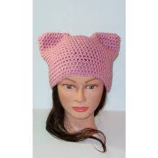 Pink Cat Hat Crochet Warm Pink Cat Hat Animal Beanie Kitten Hat 15 Liked On Polyvore Featuring Acc Pink Cat Hat Crochet Animal Hats Crochet Cat Hat