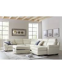 Furniture Julius Ii Leather Power Reclining Sectional Sofa Collection With Power Headrests And Usb Power Outlet Created For Macy S Reviews Furniture Macy Power Reclining Sectional Sofa Sectional Sofas