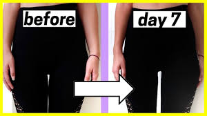 Land with one bent knee and lower down into lunging position. How I Created A Thigh Gap In One Week Fast Results Youtube