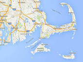 Maps of Cape Cod, Martha's Vineyard, and Nantucket