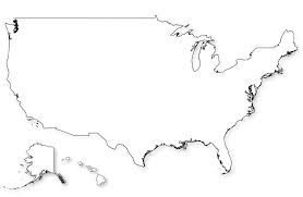 Blank Map Of Us