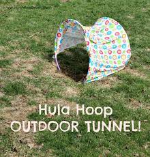 Hula Hoop Outdoor Tunnel How Wee Learn Dog Playground Dog Agility Course Diy Dog Agility Course