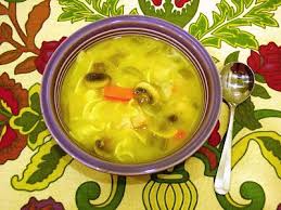 Chunky Chicken Noodle Soup With Mushrooms Soup Recipes Chicken Noodle Chicken Soup Recipes Chicken Noodle