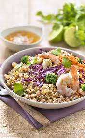 Recette Bowl Epeautre Lentilles Corail Sesame Crevettes Et Chou Rouge 750g Recette Recette Regime Chou Rouge Lentilles Corail