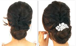 A bun is a type of hairstyle in which the hair is pulled back from the face, twisted or plaited, and wrapped in a circular coil around itself, typically on top or back of the head or just above the neck. The 60 Best Chignon Bun Hairstyles You Ll Definitely Love 2021