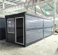 Maison conteneur pliable préfabriquée personnalisée, facile à installer et  à faible coût