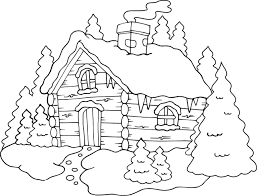 Un Chalet De Montagne Coloring Books Christmas Coloring Pages Christmas Colors