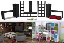 In total, it adds 19 new items to the game which can all be seen on the image above. Around The Sims 4 Custom Content Download Objects Ikea Expedit Kallax Furniture