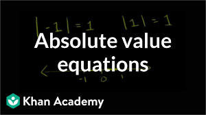 Intro To Absolute Value Equations And Graphs Video Khan