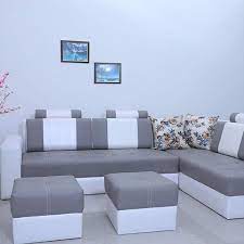 Quality Assure Furniture Maharajah P L Shape Sofa Set With Center Table And 2 Puffy L Shape Sofa Set L Shaped Sofa Furniture