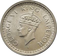 1 rupee george vi india british numista