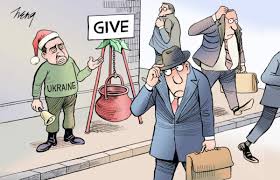 Ukraine, seeking support from its allies - Cartooning for Peace