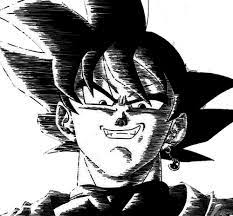 In the manga, black has no personal connection with goku due to the fact that he chose to take goku's body only after seeing him on godtube and hearing that he killed majin buu, thus he is shown. Download Blak Goku Black Goku Manga Full Size Png Image Pngkit