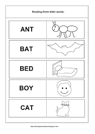 Simple Words Worksheet Three Letter Words Rhyming Words Worksheets Letter N Words