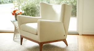 This Retro Wing Chair S Small Size And Stylish Attitude Makes It The Perfect Accent Piece To Complement Your Living Sp American Leather Leather Furniture Chair