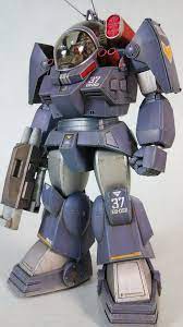 2 man mech from dougram big robots military robot combat armor