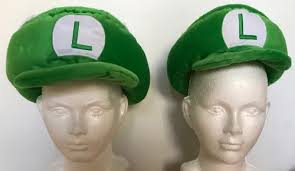 Gorro Luigi, Talla Niño Super Mario Bros Precio C/u Verde U Niño