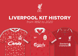 The shorts are teal and have a black stripe down the side and the socks carry through the aesthetic of the jersey. Liverpool Fc Home Kit History From 1892 To 2020 Kit Design Football Shirt Blog