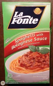 1109 La Fonte Spaghetti With Bolognese Sauce The Ramen Rater Bolognese Sauce Bolognese Sauce