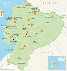 Map Of Ecuador Ecuador Regions Rough Guides Rough Guides