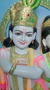 Marble Radha Krishna Jugal Jodi, Temple, White at ₹ 151000/idol in Ramgarh 