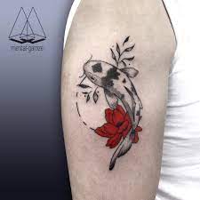 Mentat Gamze Koi Fish Circle Tattoos Body Art Tattoos Tattoos