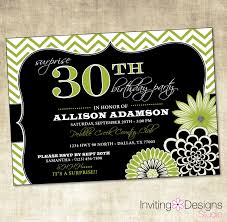 Black And White Birthday Party Invitations Birthday Party Invitation 20th 25th 30th 40th 50th Green Black White S Party Invite Template 30th Birthday Party Invitations 30th Birthday Invitations