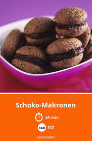 Schoko Makronen Rezept Schoko Makronen Makronen Lebensmittel Essen
